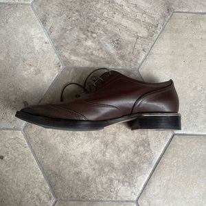 Hugo Boss Oxford Leather Shoes for Women Size 7 Narrow, Made in Italy